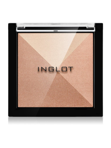 Inglot Multicolour System Highlighting & Bronzing Powder озаряваща и бронзираща палитра цвят 12 8,8 гр.