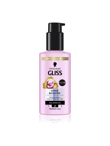 Schwarzkopf Gliss Liquid Silk серум без отмиване за подсилване и блясък на косата Shine Booster 100 мл.