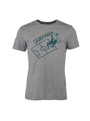 Lotto TEE SOCCER CLUB MEL Мъжка тениска, сиво, размер XXL