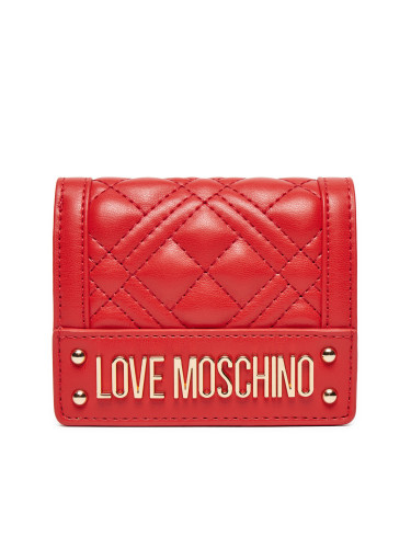 Малък дамски портфейл LOVE MOSCHINO JC5601PP0LLA0500 Червен