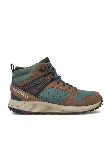 Туристически oбувки Merrell Wildwood Mid Ltr Wp J068031 Зелен