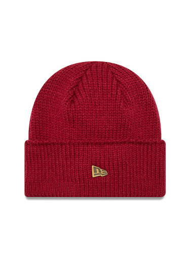 Шапка New Era Wide Cuff Beanie 60565442 Червен