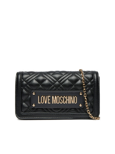 Портфейл LOVE MOSCHINO JC5681PP0LLA0000 Черен