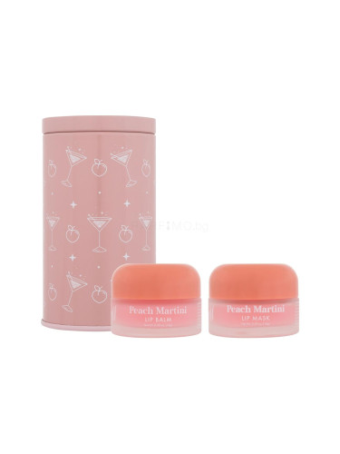 Barry M Lip Mask & Balm Set Peach Martiny Балсам за устни за жени Комплект