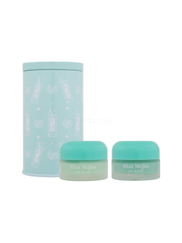 Barry M Lip Mask & Balm Set Mint Mojito Балсам за устни за жени Комплект