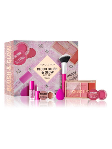 Makeup Revolution Xmass 2024 Cloud Blush & Glow подаръчен комплект (за лице)