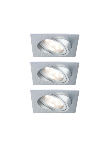 Paulmann 92799 - К-кт 3x LED/6,8W IP23 Лампа за вграждане в баня COIN 230V