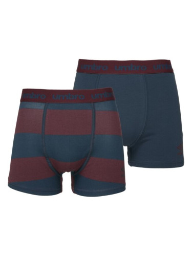 Umbro BOXER SHORT 2 PACK Мъжки боксерки, синьо, размер
