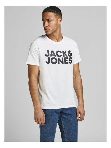 Jack & Jones Corp T-shirt Byal