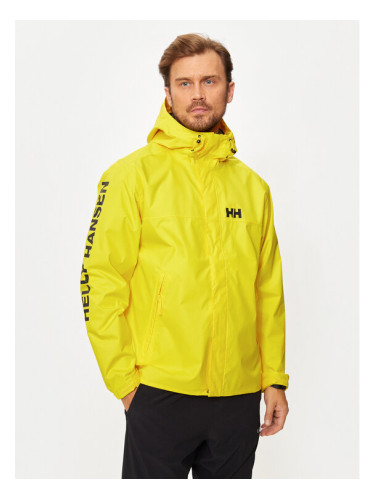 Helly Hansen Яке за дъжд Ervik 64032 Жълт Regular Fit