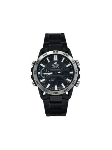 Casio Часовник Ediffice Bluetooth Sospensione Solar ECB-2000DD-1AEF Черен