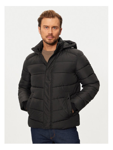 Geox Зимно яке Leitan M4628C T3144 F9000 Черен Regular Fit