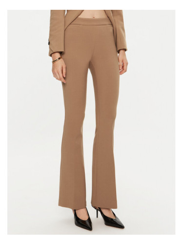 Simona Corsellini Текстилни панталони A24CPPA011 Бежов Regular Fit