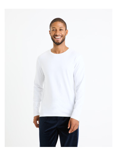 Celio Geuniml Long Sleeve T-Shirt - Mens