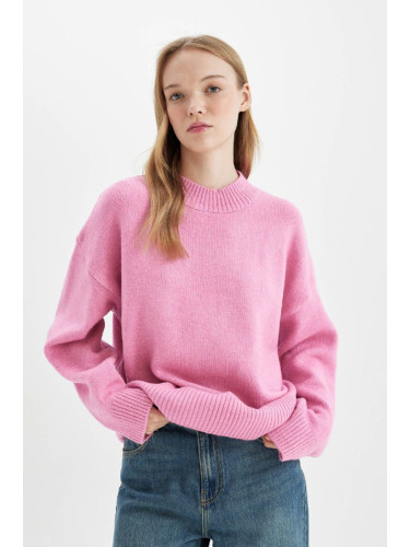 DEFACTO Oversize Fit Half Turtleneck Knitwear Sweater