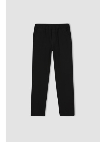 DEFACTO Boys Black Gabardine School Trousers