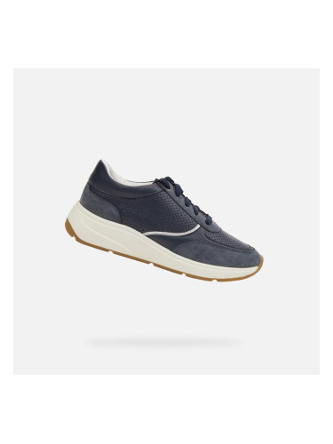 Dark blue women's sneakers Geox Cristael - Women's