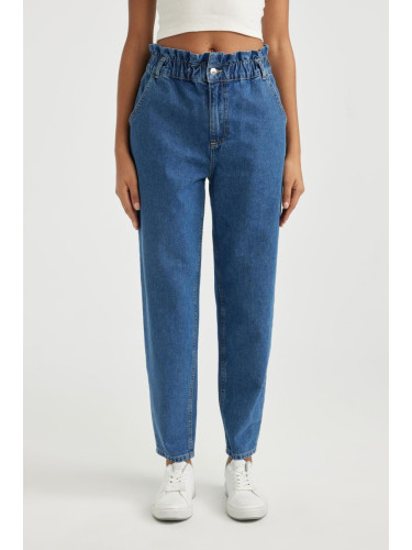 DEFACTO Paperbag High Waist Ankle Length Jean Trousers