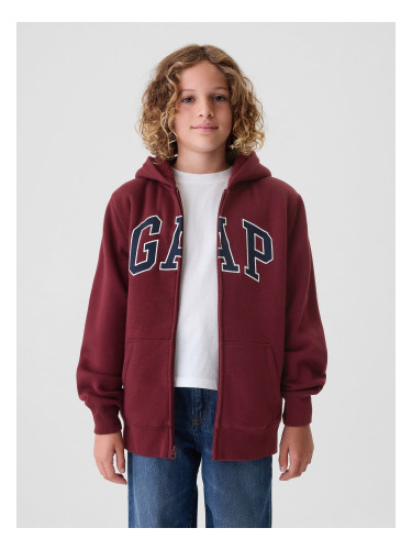 GAP Children's sherpa sweatshirt with logo - Boys