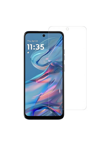 Стъклен протектор MBX, За Motorola Moto E14, Прозрачен