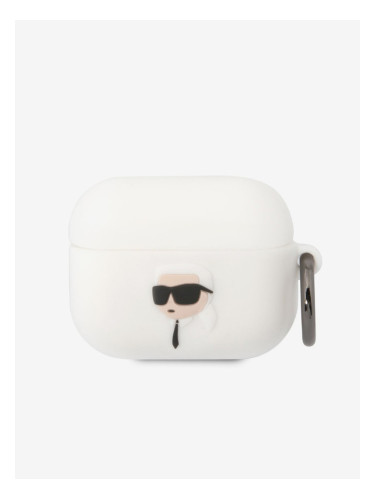 Karl Lagerfeld Airpods Pro White Калъф Byal