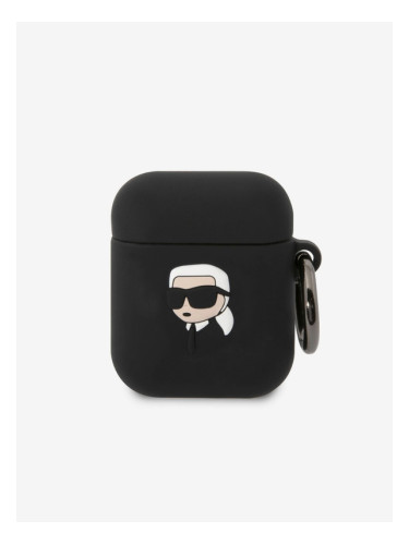 Karl Lagerfeld AirPods 1/2 Black Калъф Cheren