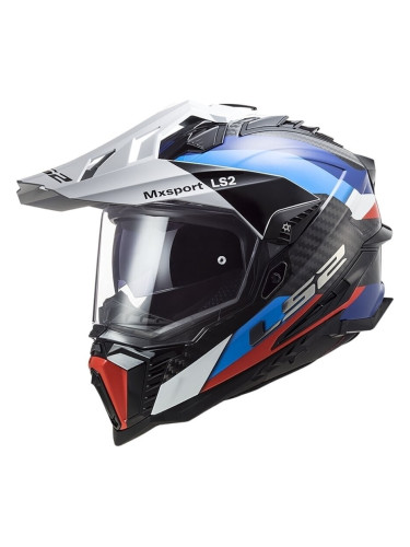 LS2 MX701 Explorer Carbon Frontier Black/Blue L Каска