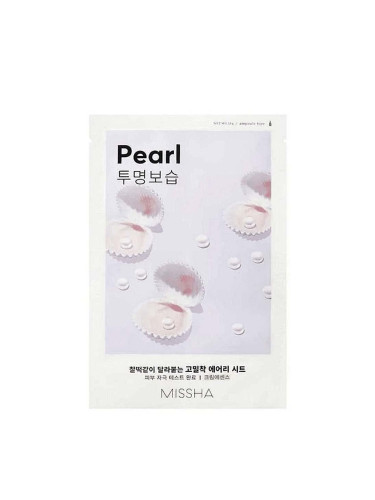 Маска за лице озарява с перли MISSHA Airy Fit Sheet Mask Pearl