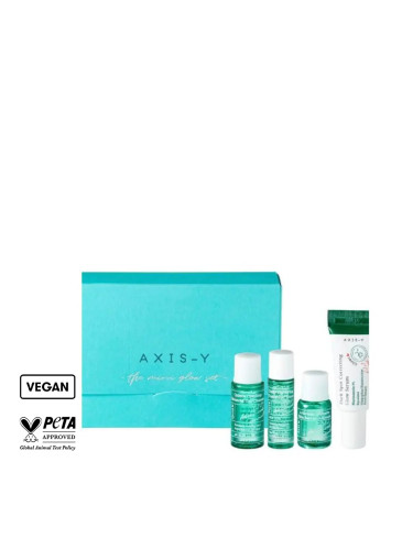 Комплект Озаряваща грижа за лице AXIS-Y The Mini Glow Set