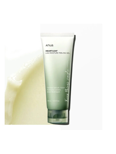 Ексфолиращ пилинг гел за лице ANUA Heartleaf LHA Moisture Peeling Gel
