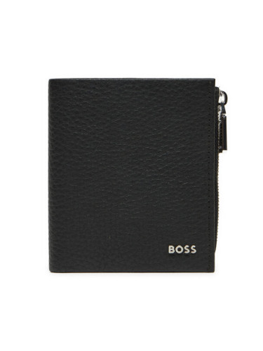 Boss Голям мъжки портфейл 50529498 Черен