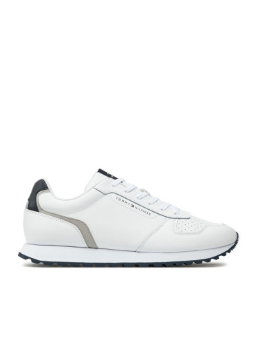 Tommy Hilfiger Сникърси New Runner Eva Mix Lth Flag FM0FM05453 Бял