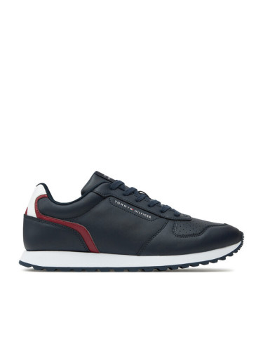 Tommy Hilfiger Сникърси New Runner Eva Mix Lth Flag FM0FM05453 Тъмносин