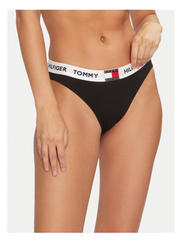 Tommy Hilfiger Класически дамски бикини UW0UW05617 Черен