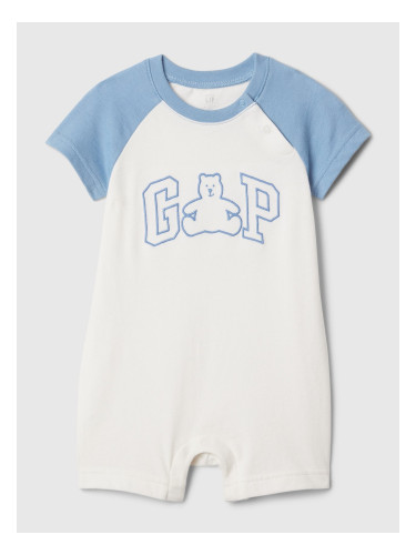 GAP Baby Short Jumpsuit with Logo - Boys