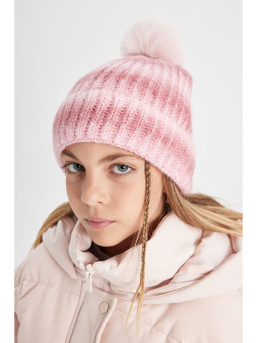 DEFACTO Girl Gradient Pompom Beanie