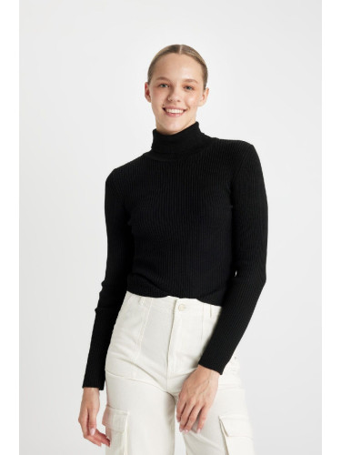 DEFACTO Slim Fit Turtleneck Knitwear Sweater