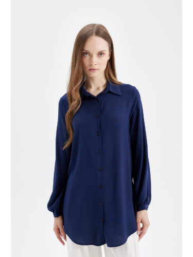 DEFACTO Regular Fit Long Sleeve Shirt Tunic