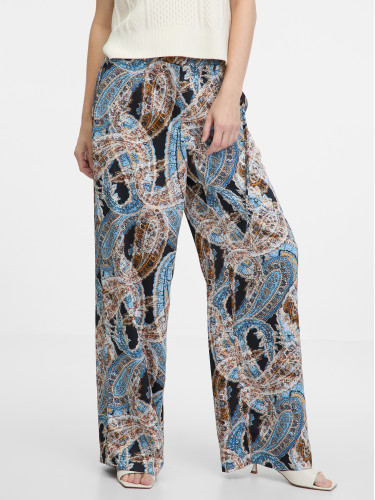 Orsay Blue women's patterned trousers - Women's