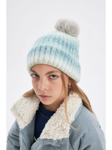 DEFACTO Girl Gradient Pompom Beanie