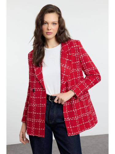 Trendyol Red Blazer Jacket