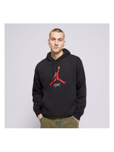 Суитчър С Качулка Jordan Ess Flc Baseline Hoodie  мъжки Дрехи Суичъри FD7545-013 Черен