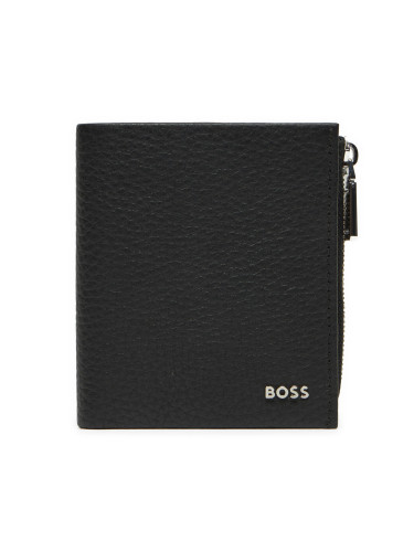 Голям мъжки портфейл Boss 50529498 Черен