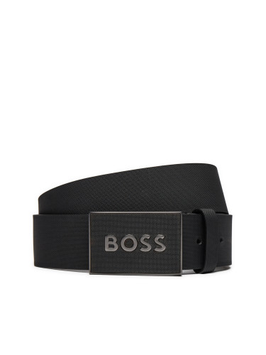 Мъжки колан Boss Icon S1 50471333 Черен