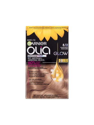 Garnier Olia Glow Боя за коса за жени 60 g Нюанс 8.12 Rainbow Blonde увредена кутия