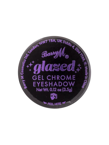 Barry M Glazed Gel Chrome Eyeshadow Сенки за очи за жени 3,5 g Нюанс So Exclusive