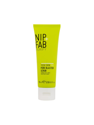 NIP+FAB Purify Teen Skin Fix Pore Blaster Scrub Ексфолиант за жени 75 ml