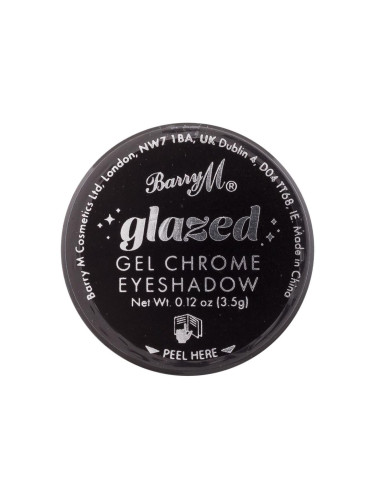 Barry M Glazed Gel Chrome Eyeshadow Сенки за очи за жени 3,5 g Нюанс So Enticing