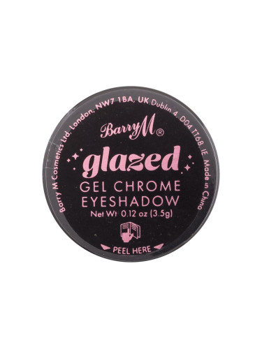 Barry M Glazed Gel Chrome Eyeshadow Сенки за очи за жени 3,5 g Нюанс So Persuasive