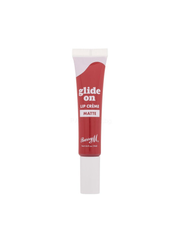 Barry M Glide On Lip Crème Matte Червило за жени 10 ml Нюанс Sizzling Red